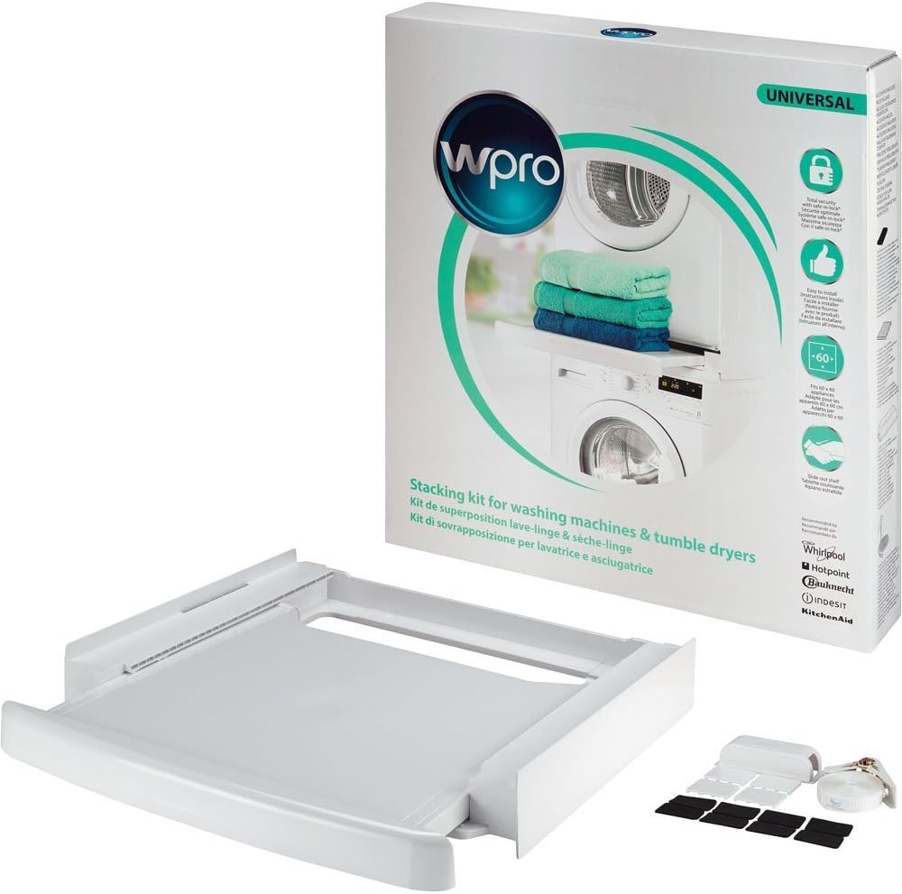 kit de superposition lave-linge sèche-linge WPRO 1