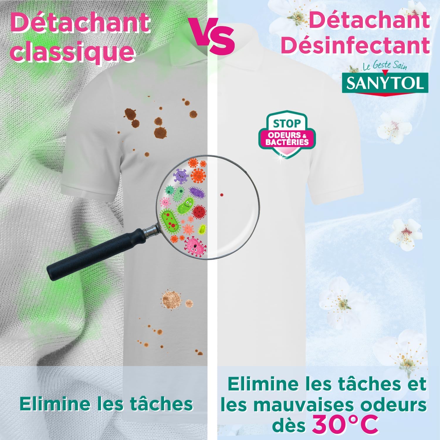détachant désinfectant linge 7