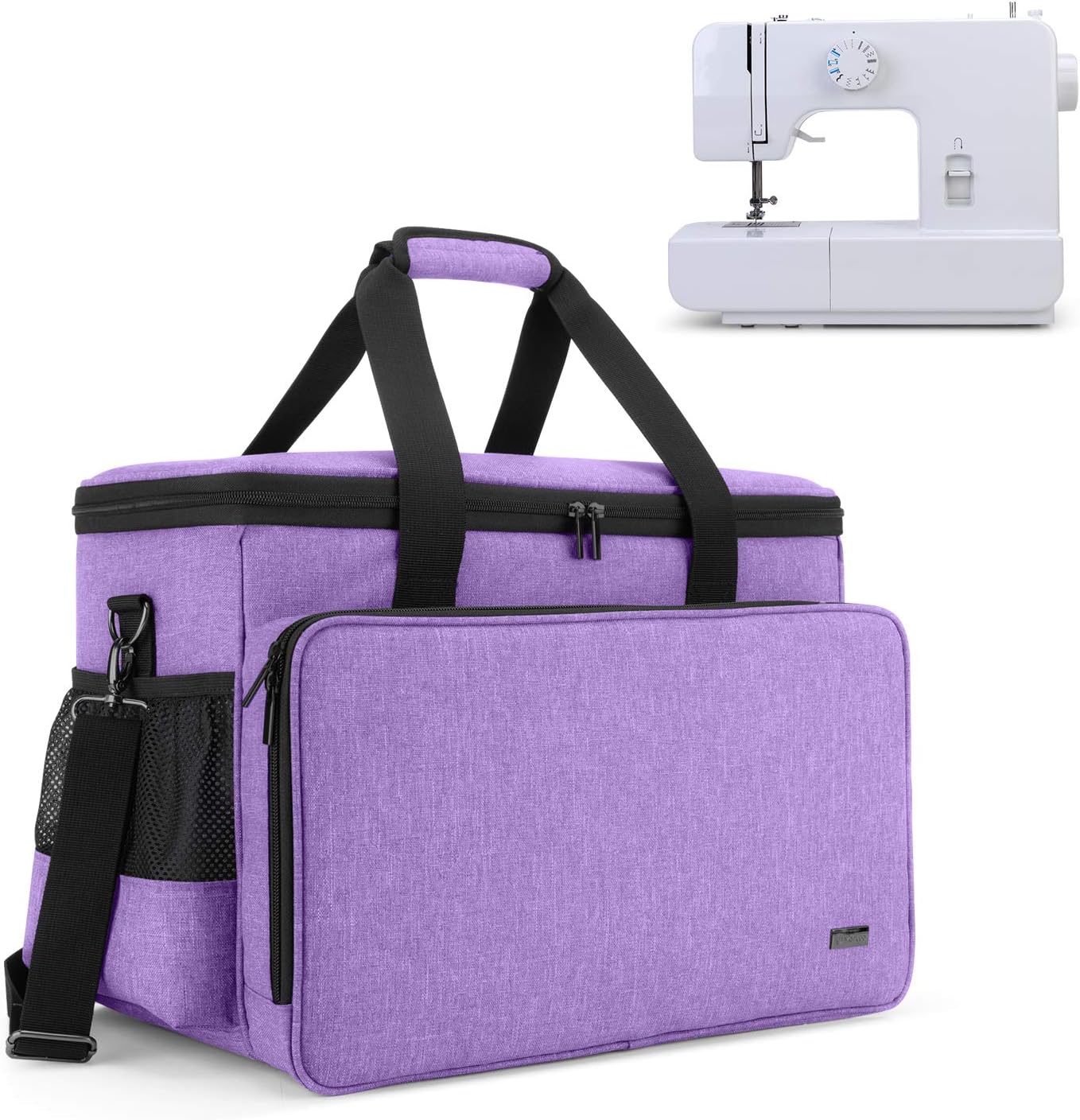 sac machine à coudre violet 1