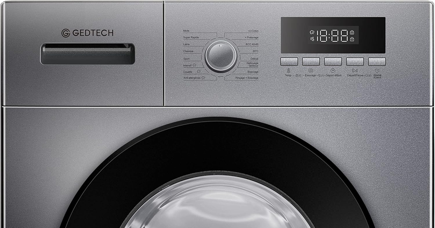 GEDTECH Lave Linge GLL81400BL 3