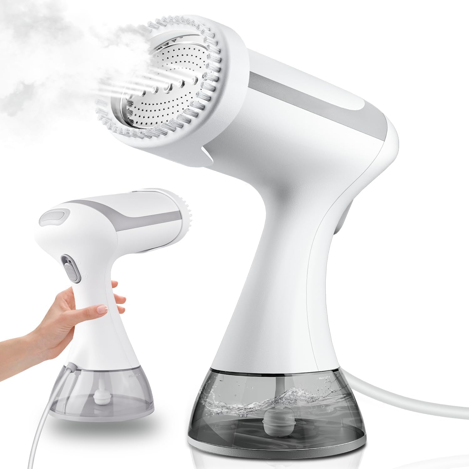 Défroisseur Vapeur Rolipo - Fer Portable Haute Puissance 2000W - Réservoir 0,4L - Blanc