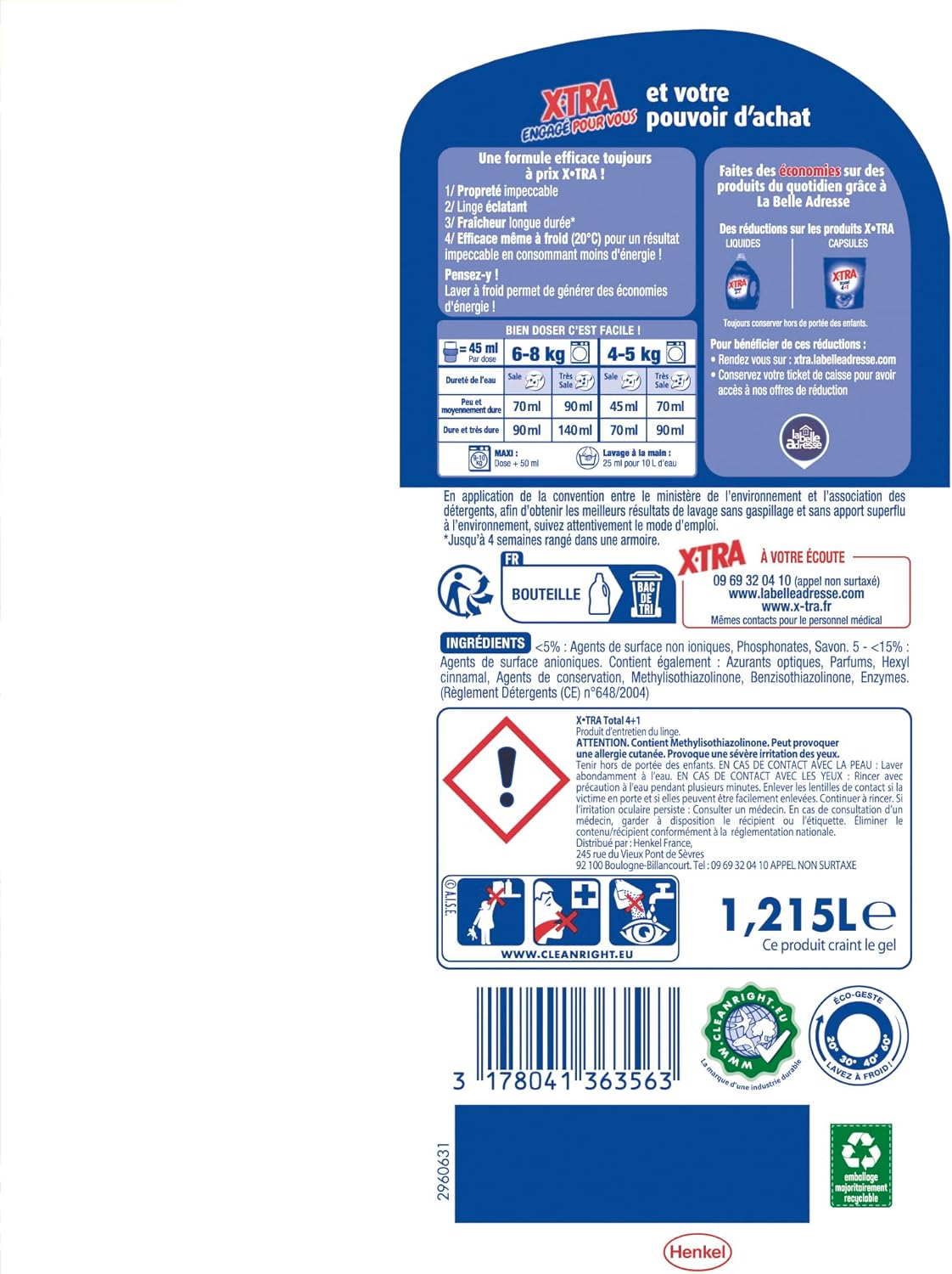 Lessive Xtra Total 3