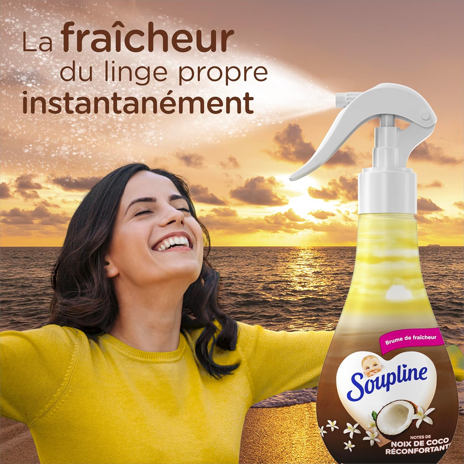 Brume de linge Soupline coco 5