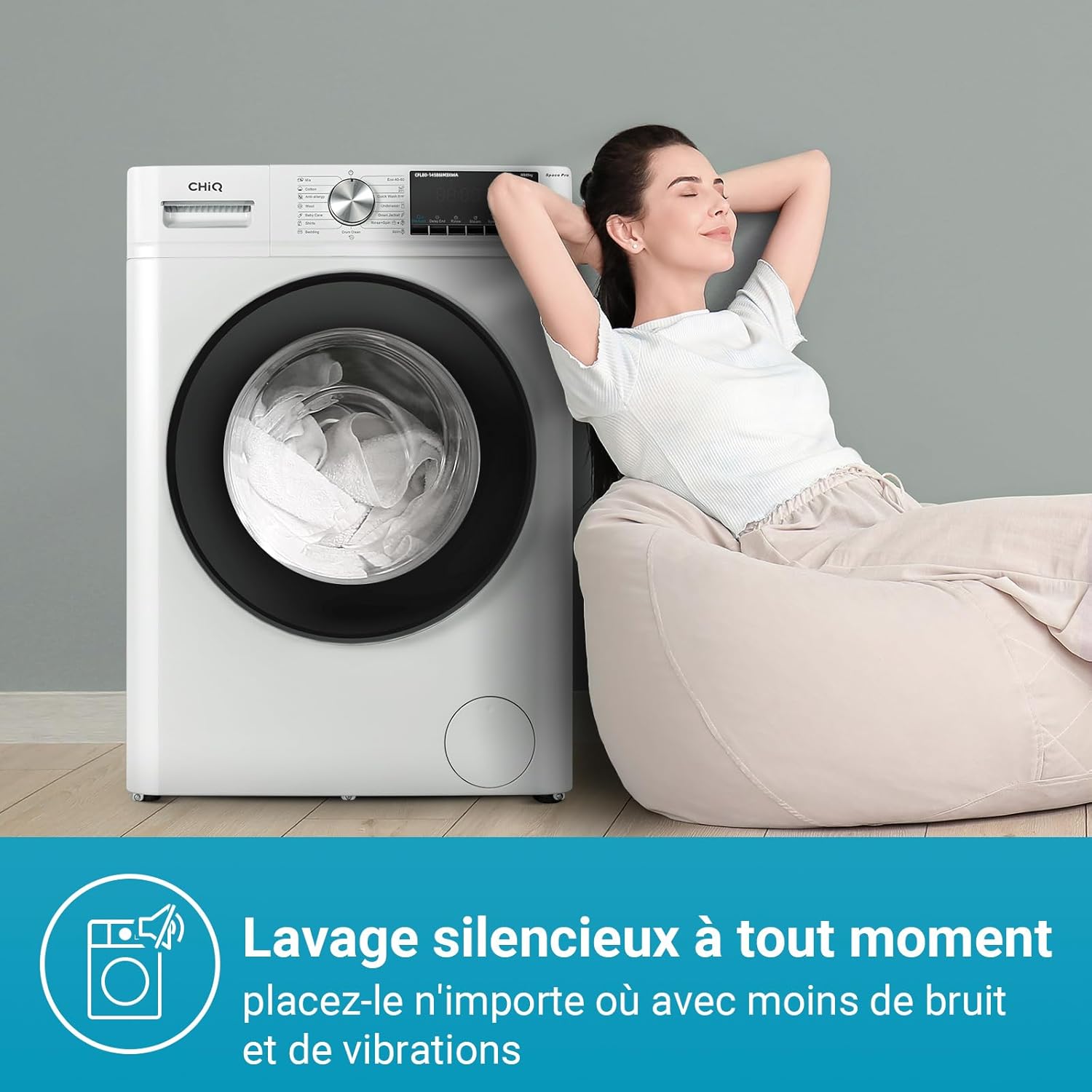 Lave-linge CHiQ CFL80-14586IM3XWA 8