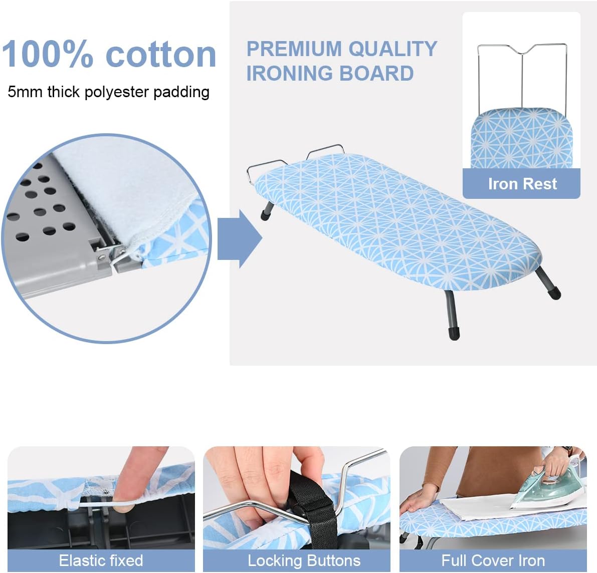 Planche à Repasser Pliable Johgee 5