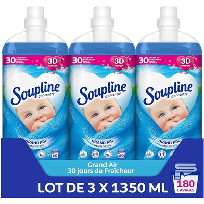 Adoucissant Soupline 3D grand air 1