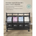 SONGMICS Chariot à Linge 4