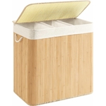 SONGMICS Panier Linge Bambou 1