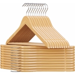 SONGMICS Cintres en Bois d'Érable 1