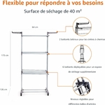 étendoir à linge Amazon basics 3