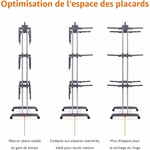 étendoir à linge Amazon basics 4