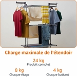 étendoir à linge Amazon basics 5