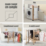 Étendoir à linge bois Vitapur Airprestige 5