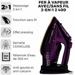 Fer à Repasser Vapeur Tower CeraGlide 2