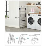 Étendoir à linge pliable SONGMICS LLR53BU 4