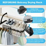 REFORUNG ÉTENDOIR À LINGE PLIABLE 4