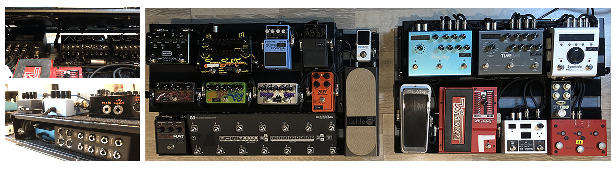 pedalboard h f thiefaine tour 2022 bandeau