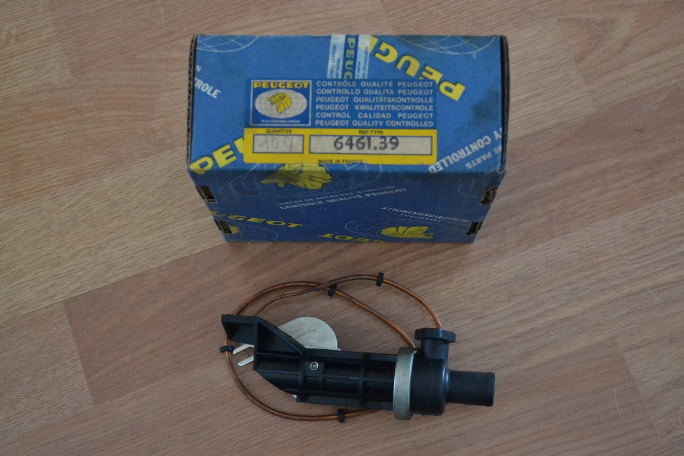Robinet de chauffage, montage SOFICA, Peugeot 104 coupé