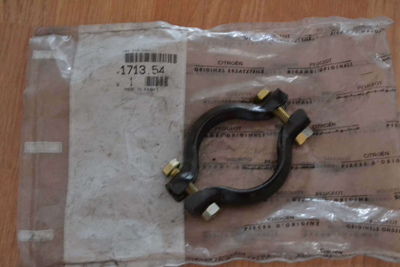 Collier échappement Peugeot 106 107 605, diam 53mm