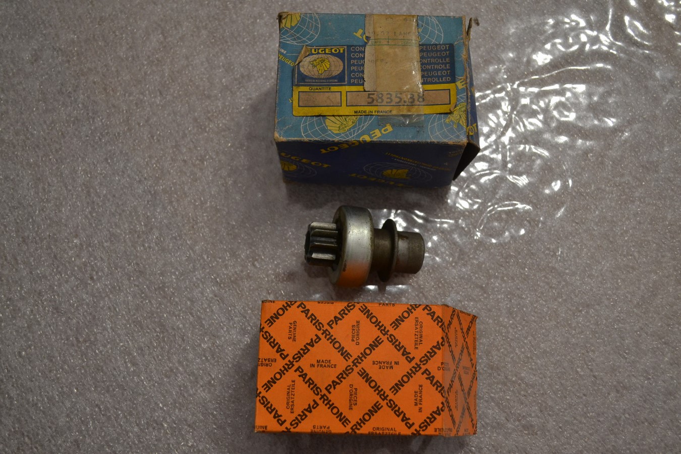 Lanceur démarreur, Paris Rhône, pour Peugeot 504, 604 V6