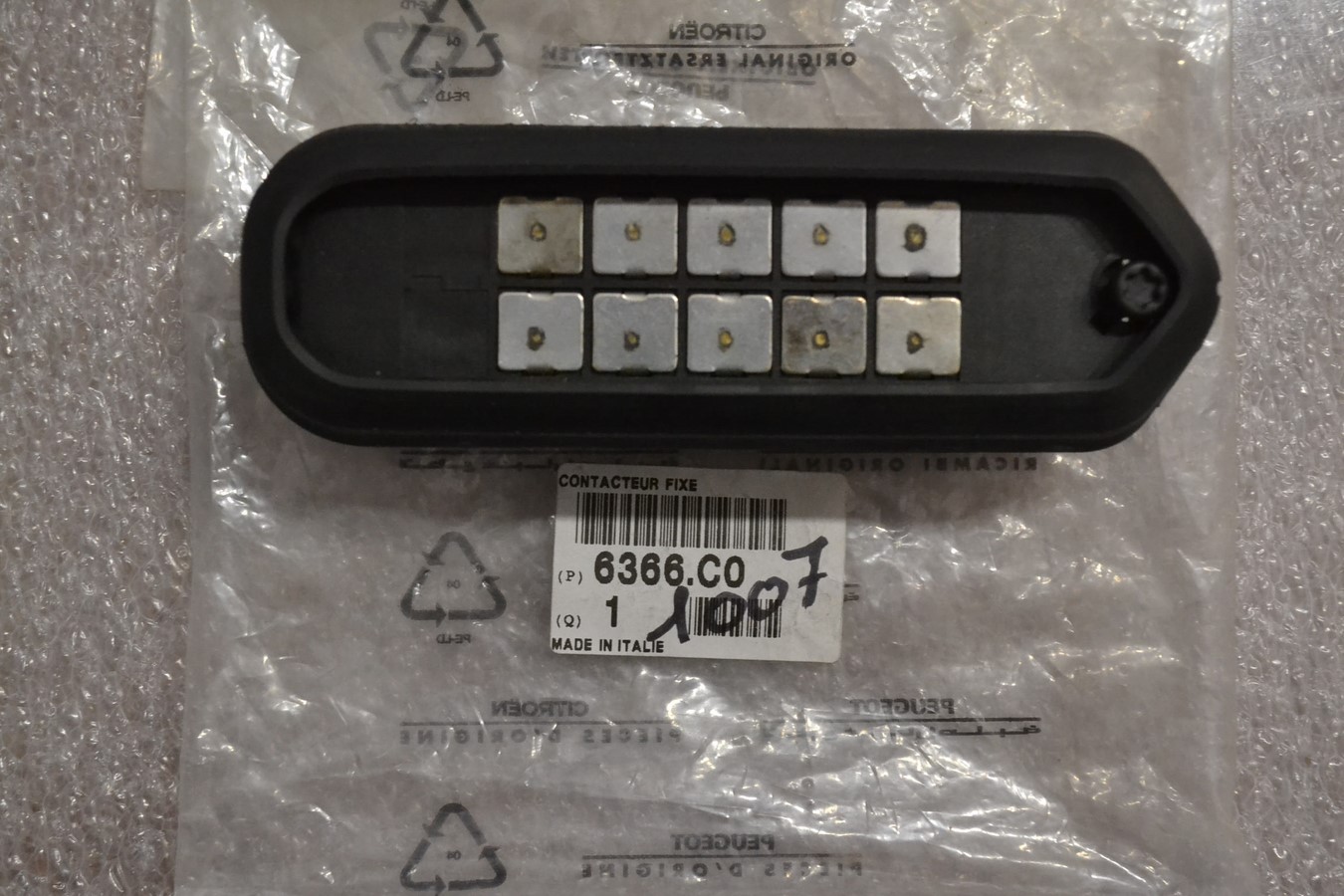 Contacteur fixe porte coulissante latérale Peugeot 807 - 1007 - Expert 3 / Citroen C8