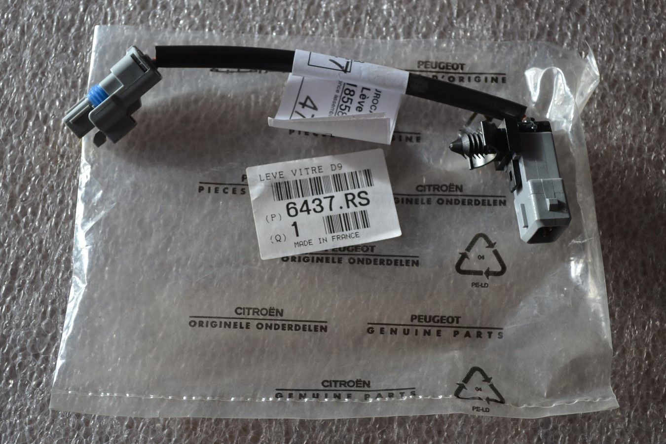 Faisceau lève vitre pour Peugeot 206 / 306 / 406 coupé