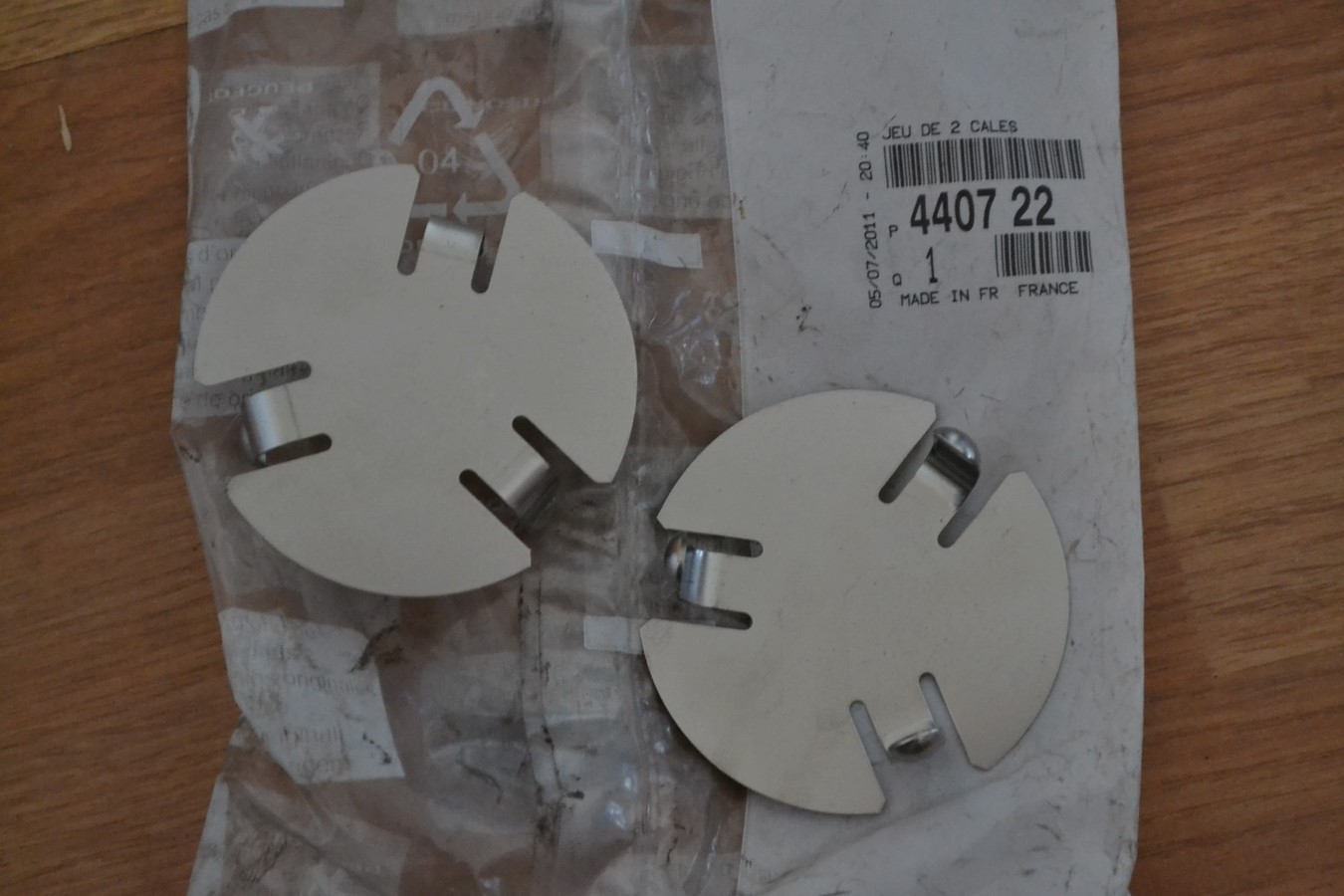 Jeu de 2 cales anti-cliquetis Peugeot 807 / Citroen C8