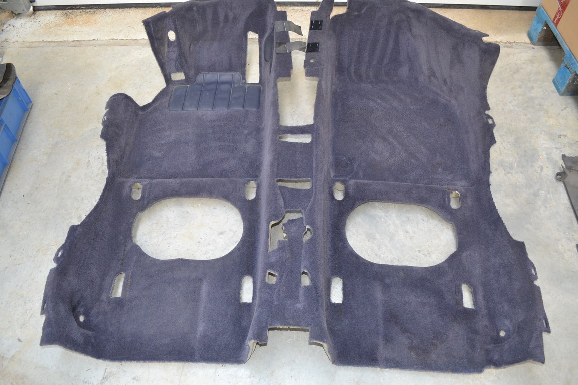 Moquette bleue métropole pour Porsche Boxster type 986