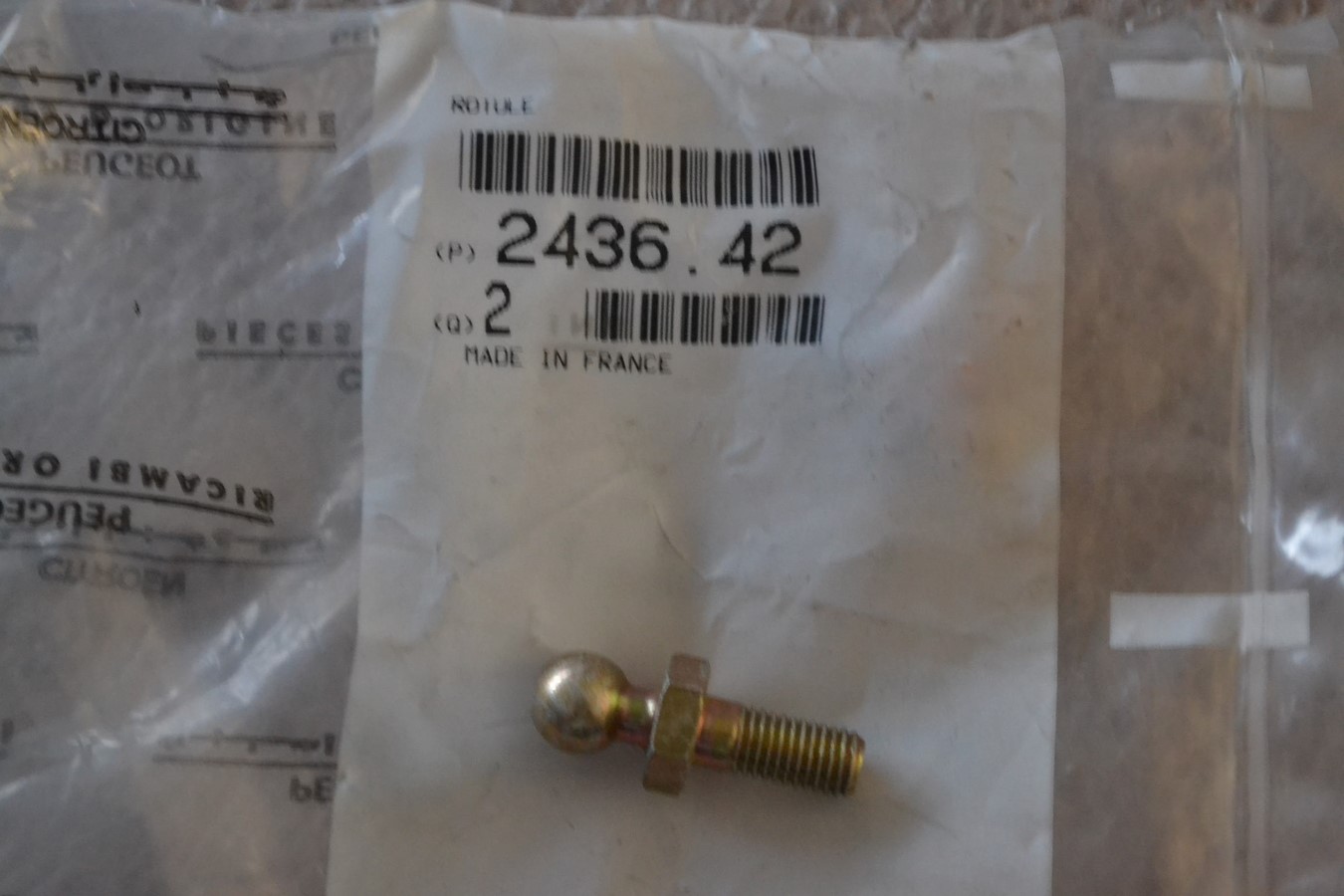Rotule de commande boîte de vitesses Peugeot 605 / Citroen XM