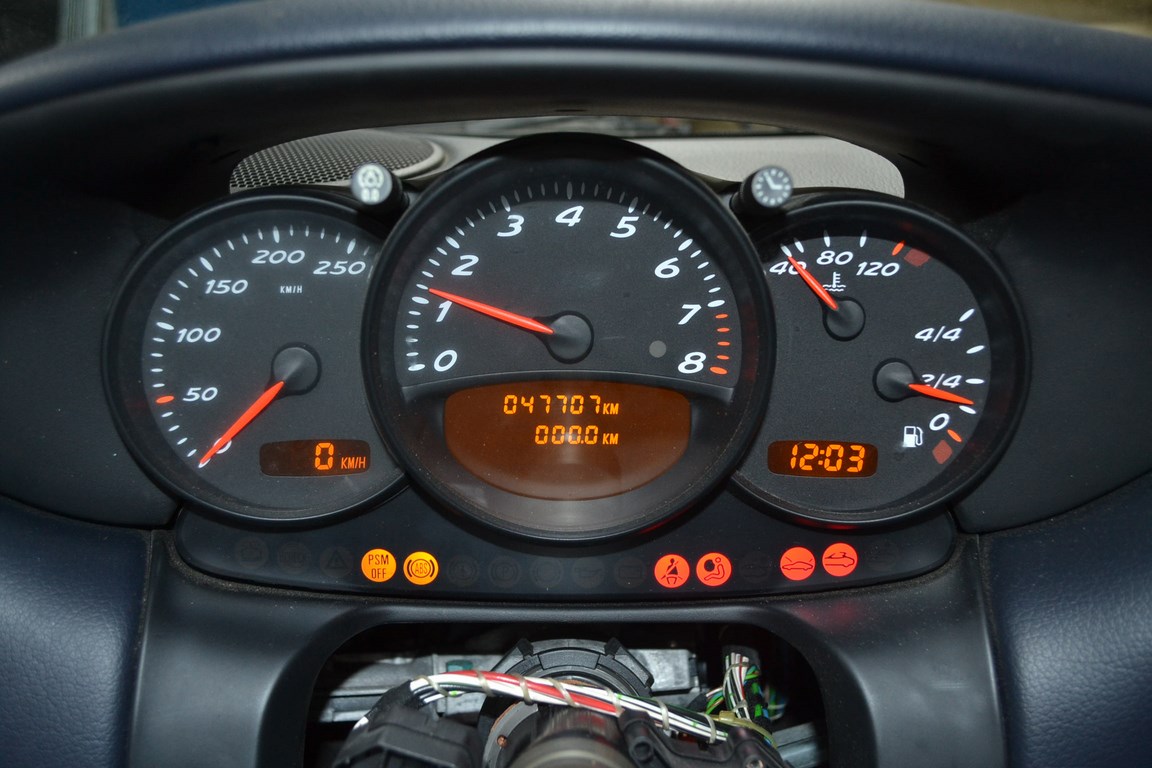 Compteur complet pour Porsche Boxster 986, boîte mécanique, 47700 km d\'origine