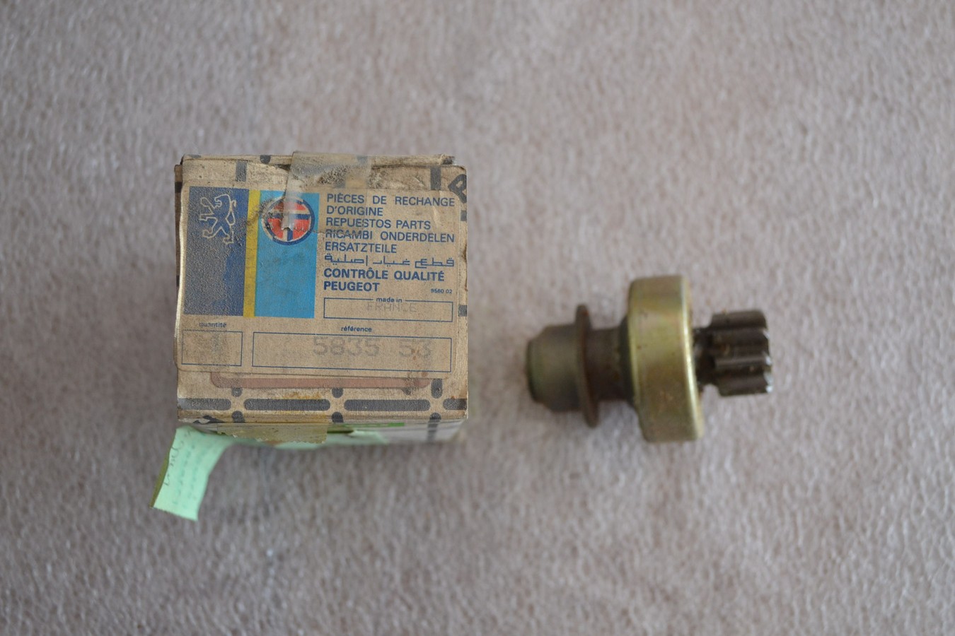 Lanceur démarreur PARIS-RHONE PR74748 Peugeot 305 Diesel, neuf