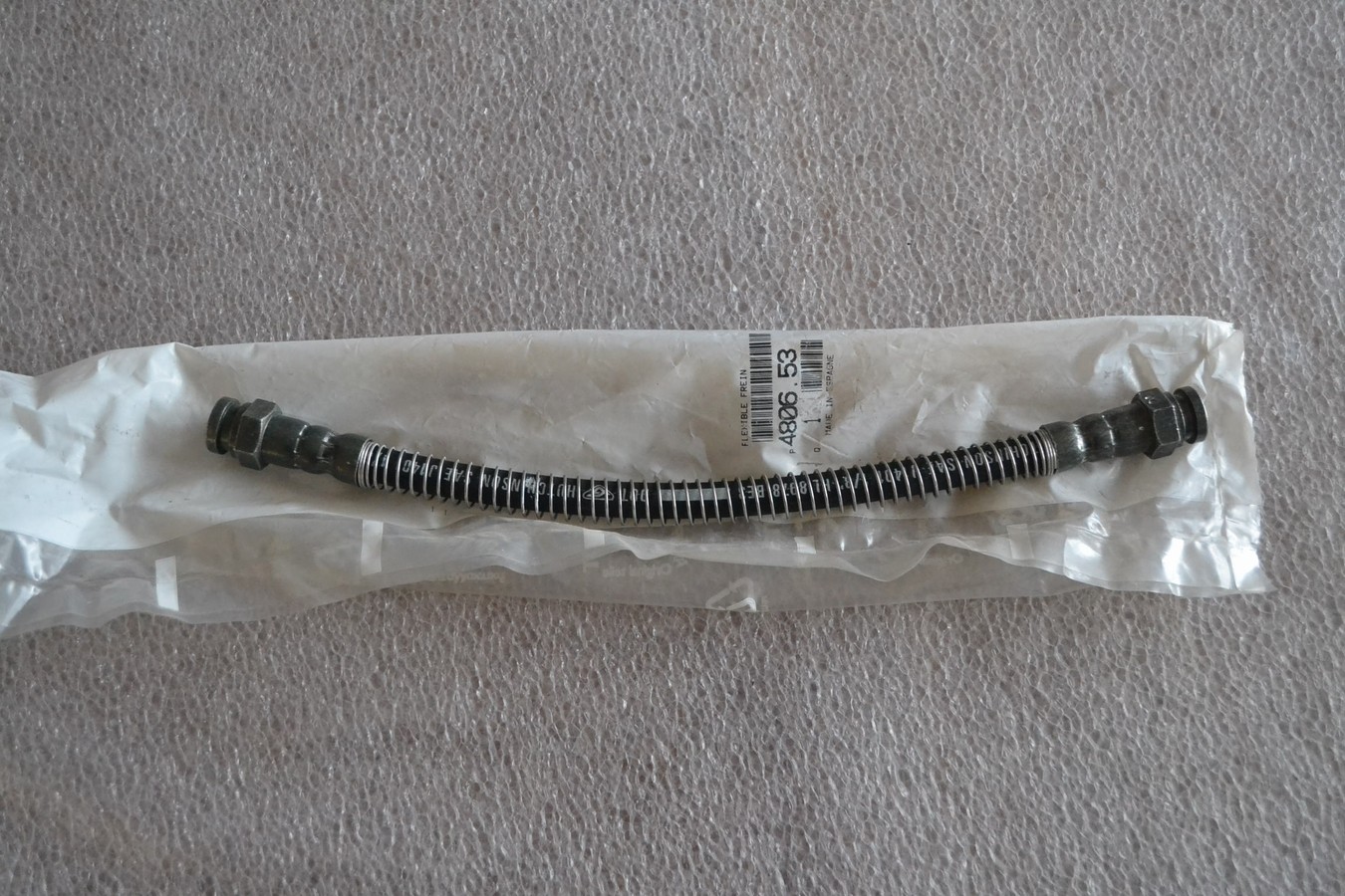 Flexible de frein arrière 255mm, Peugeot 204 304 205 309, neuf