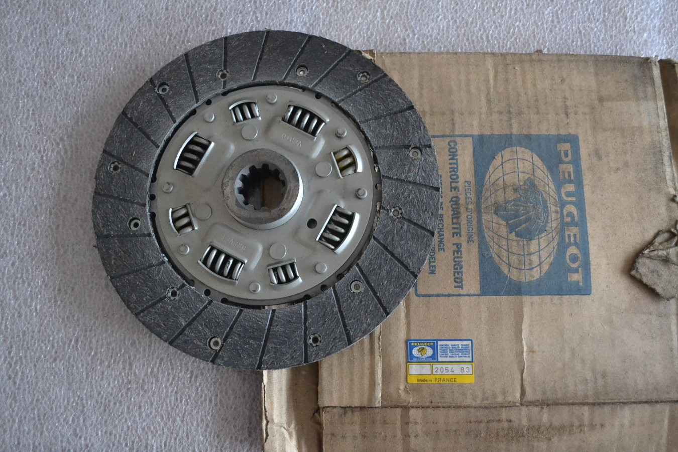 Disque d\'embrayage boîte BA7, diam 215mm, 10 dents pour Peugeot, Talbot