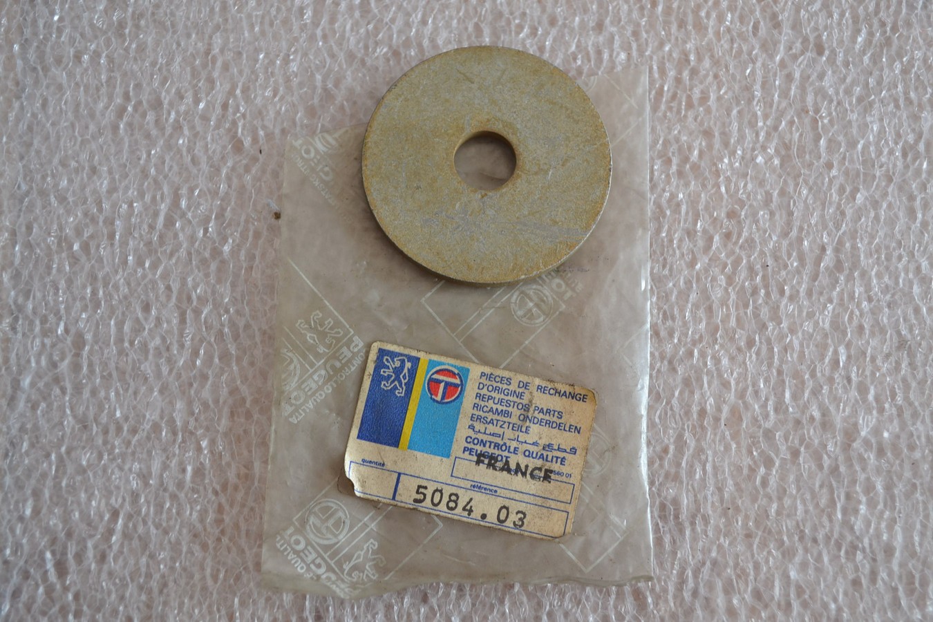 Rondelle embout barre stabilisatrice avant Peugeot 309, neuve