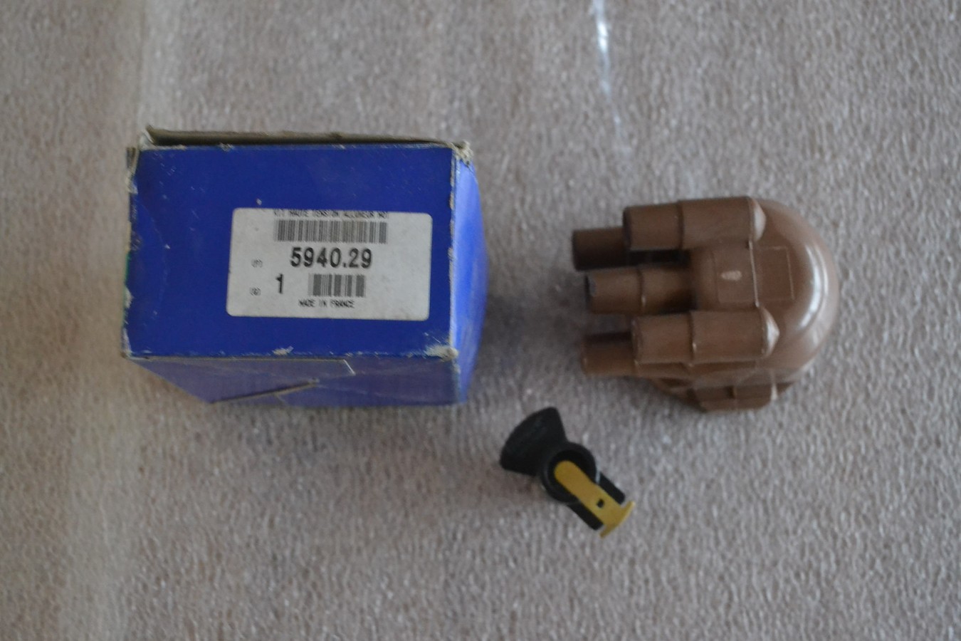 Tête delco + rotor, montage Ducellier, Peugeot - Citroen - Talbot
