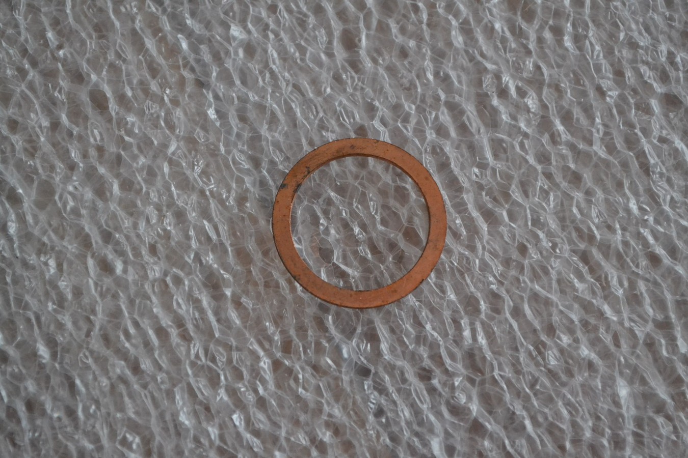 Joint cuivre de thermistance, 24x17.5x2, Peugeot, Talbot, Citroen, neuf
