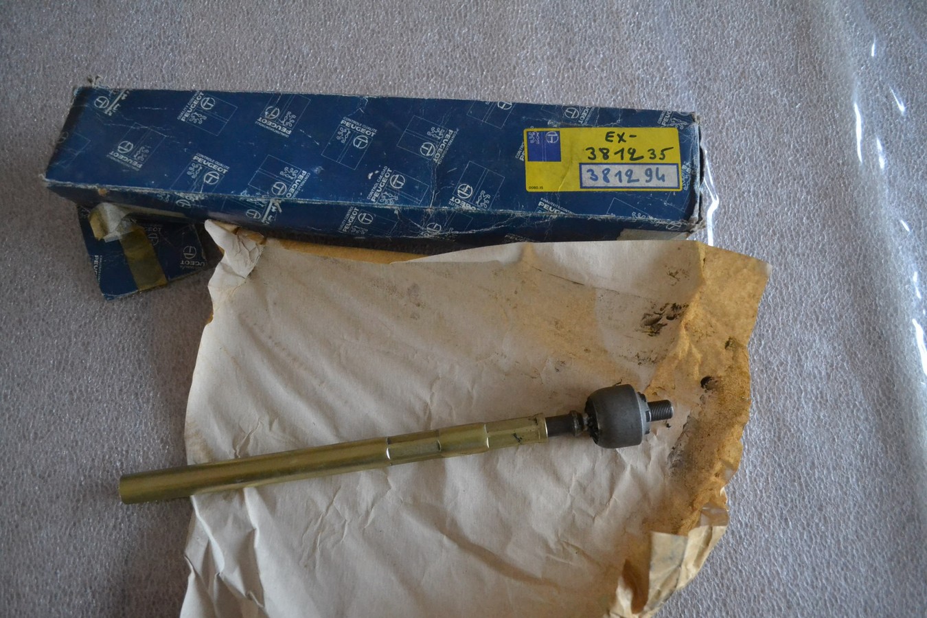 Rotule axiale, droite/gauche, Peugeot - Citroen, L=310mm