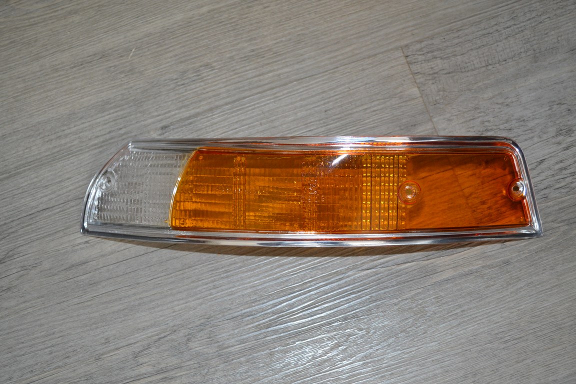 Cabochon feu AV G Porsche 911 1965/73, tour chromé
