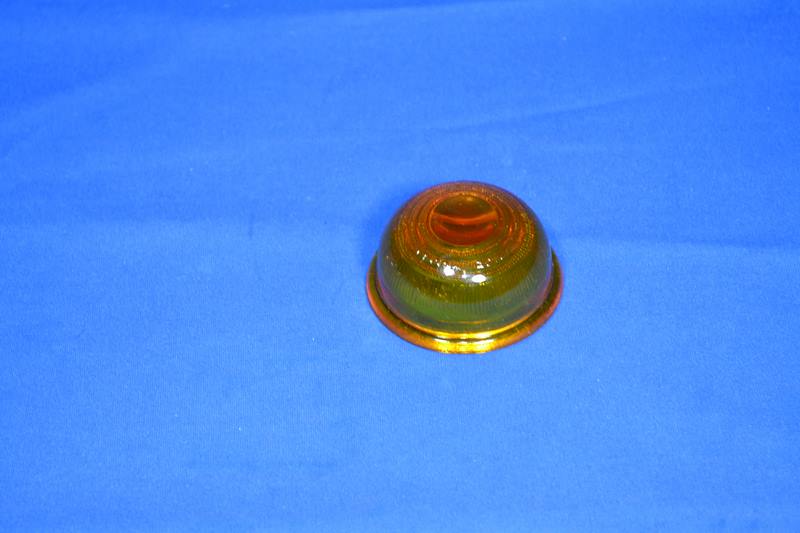 Cabochon de feu clignotant Peugeot 403, en verre orangé, neuf
