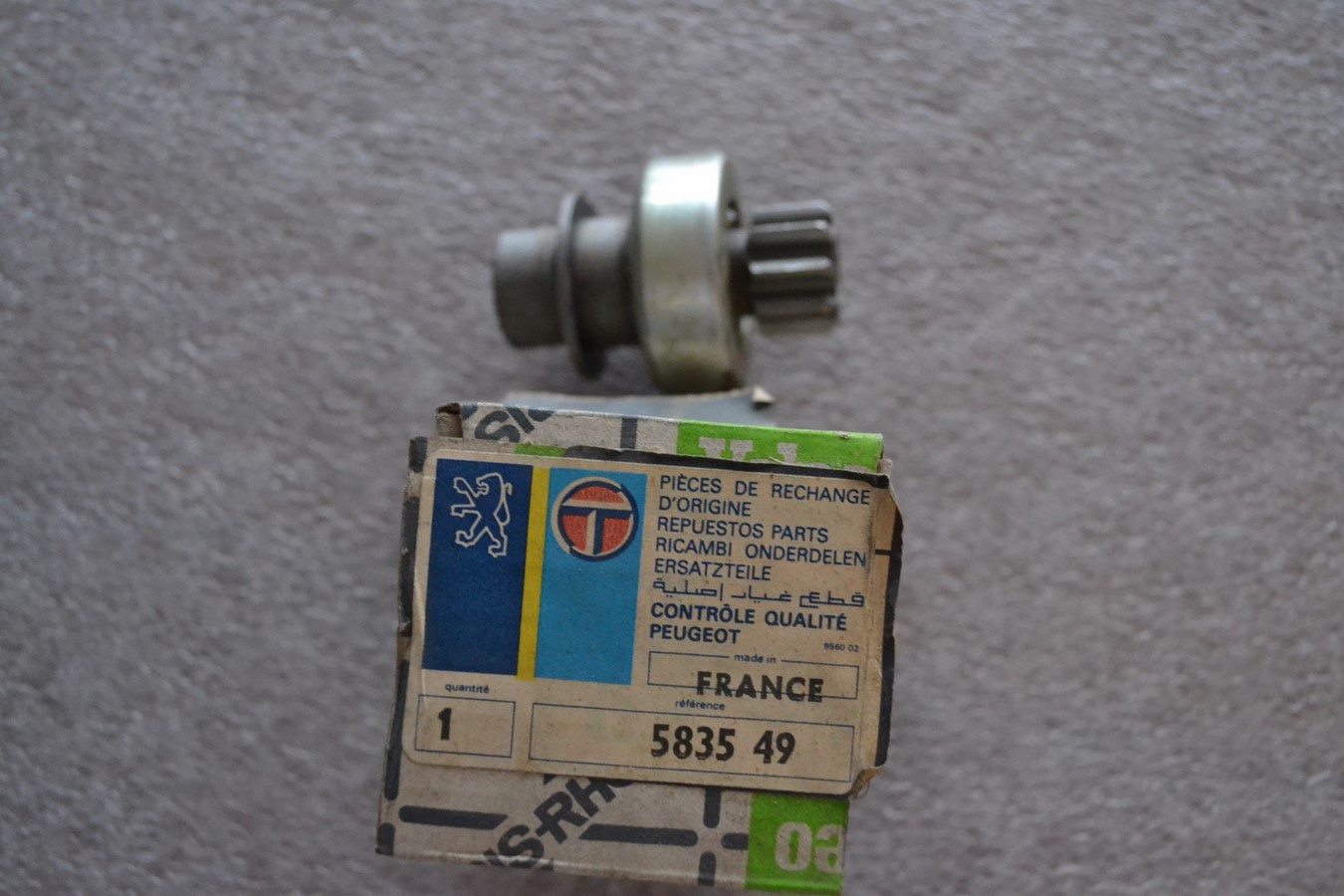 Lanceur démarreur Paris Rhône pour Peugeot 304 305