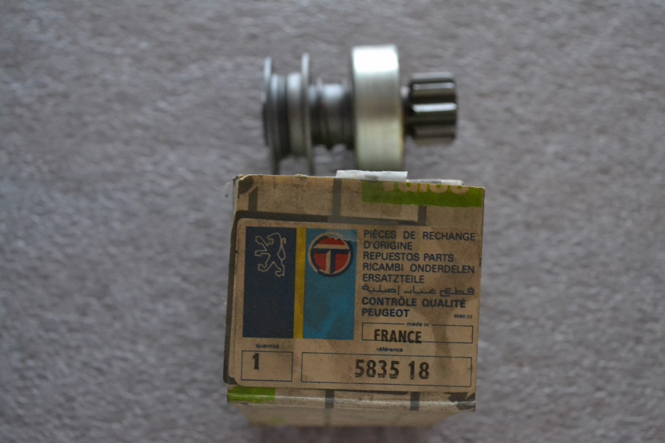 Lanceur démarreur Paris Rhône Peugeot 204 304