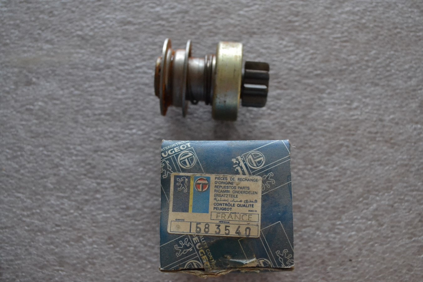 Lanceur de démarreur, bendix, Peugeot 204 304 diesel