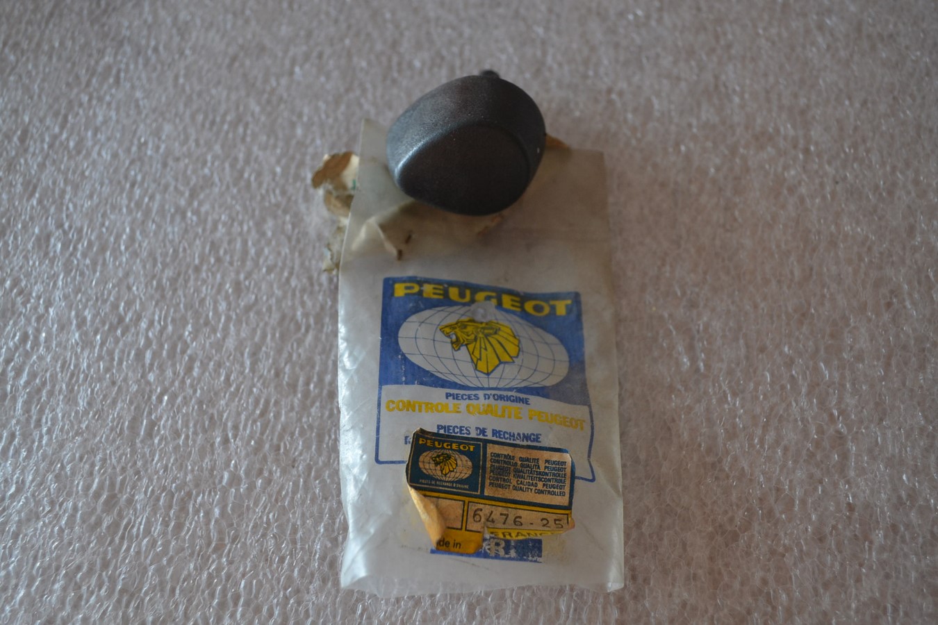 Bouton commande robinet chauffage SOFICA Peugeot 104