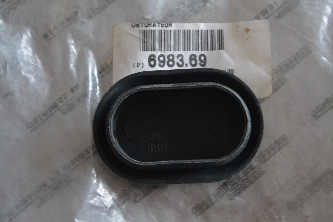 Obturateur Peugeot 30x50mm
