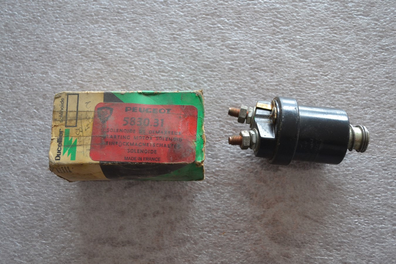 Solénoïde démarreur Ducellier pour Peugeot 404 - 504