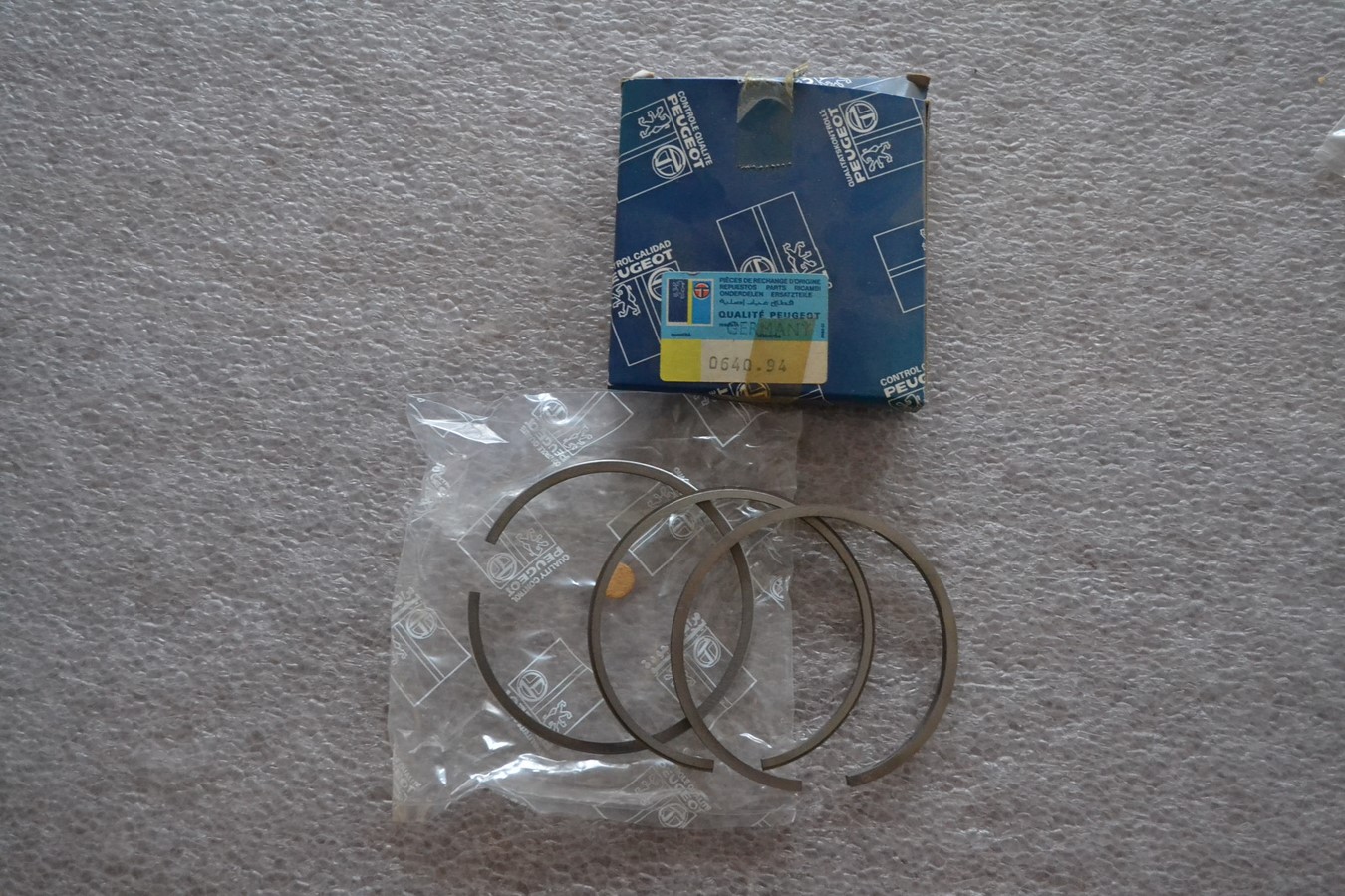Kit 4 jeux segments diam 74mm, 1118cc3, Peugeot / Talbot essence