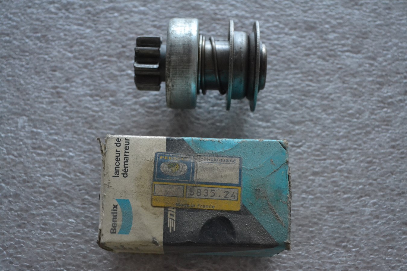 Lanceur de démarreur Ducellier 6178A, Bendix 295023, Peugeot 204
