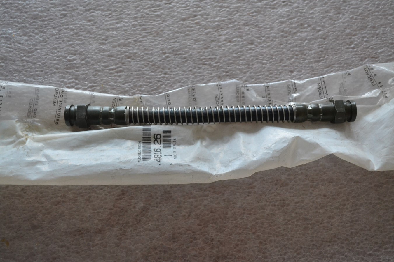 Flexible de frein Peugeot / Citroen, L=205mm, neuf