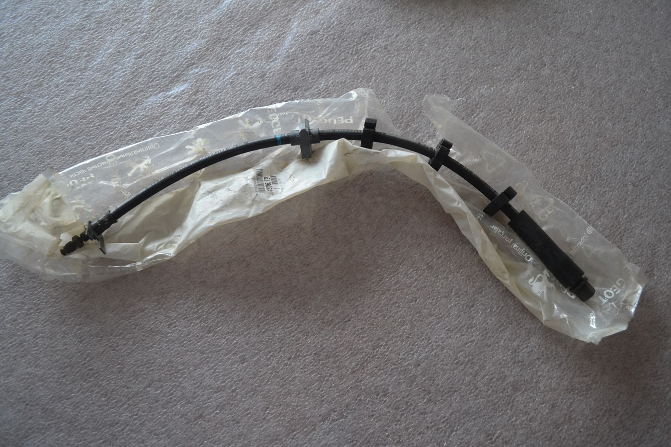 Flexible de frein, L=526mm, embouts M10xM10, Peugeot 406