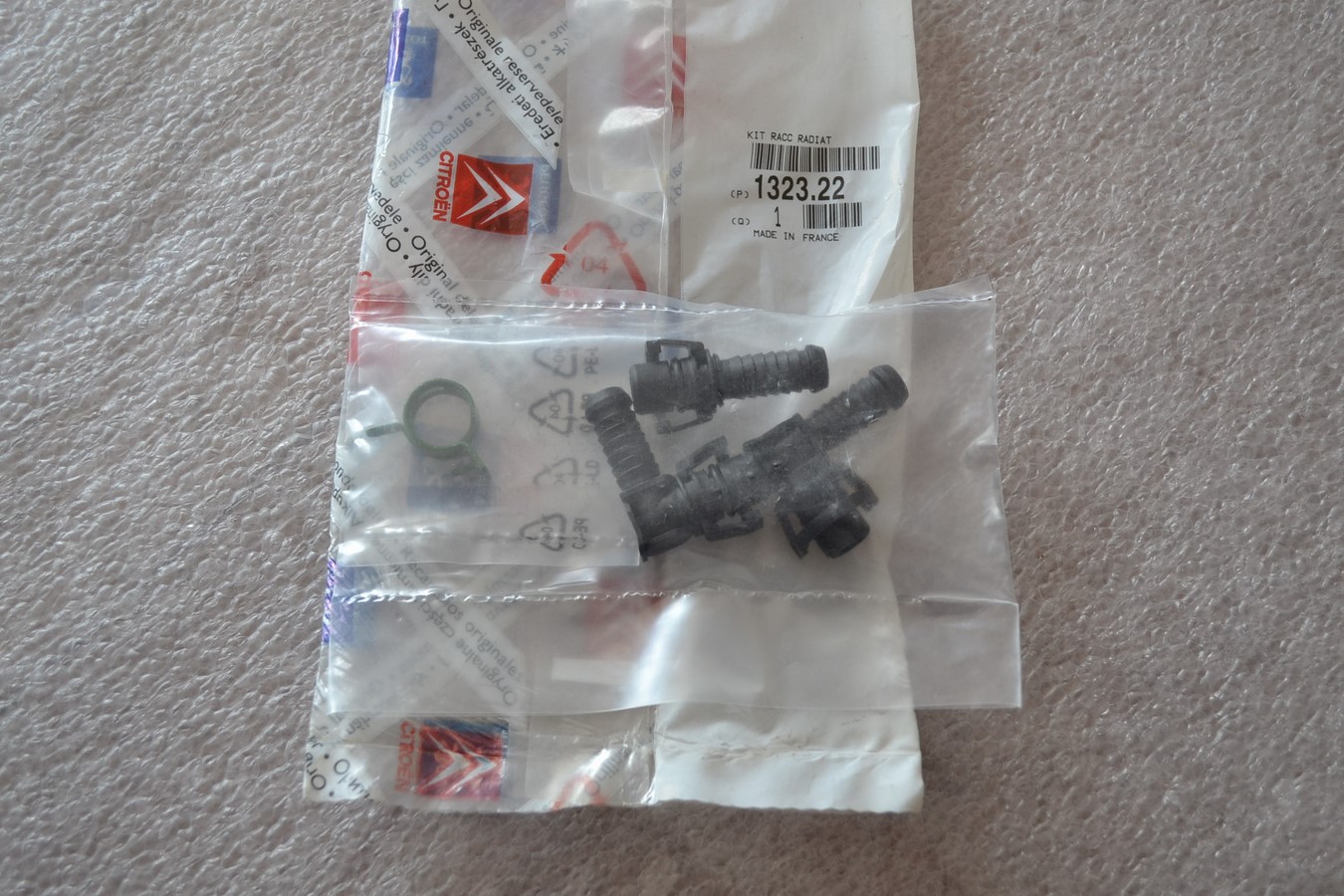 Kit raccordement radiateur Peugeot 206